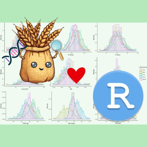 Screenshot of wheat project